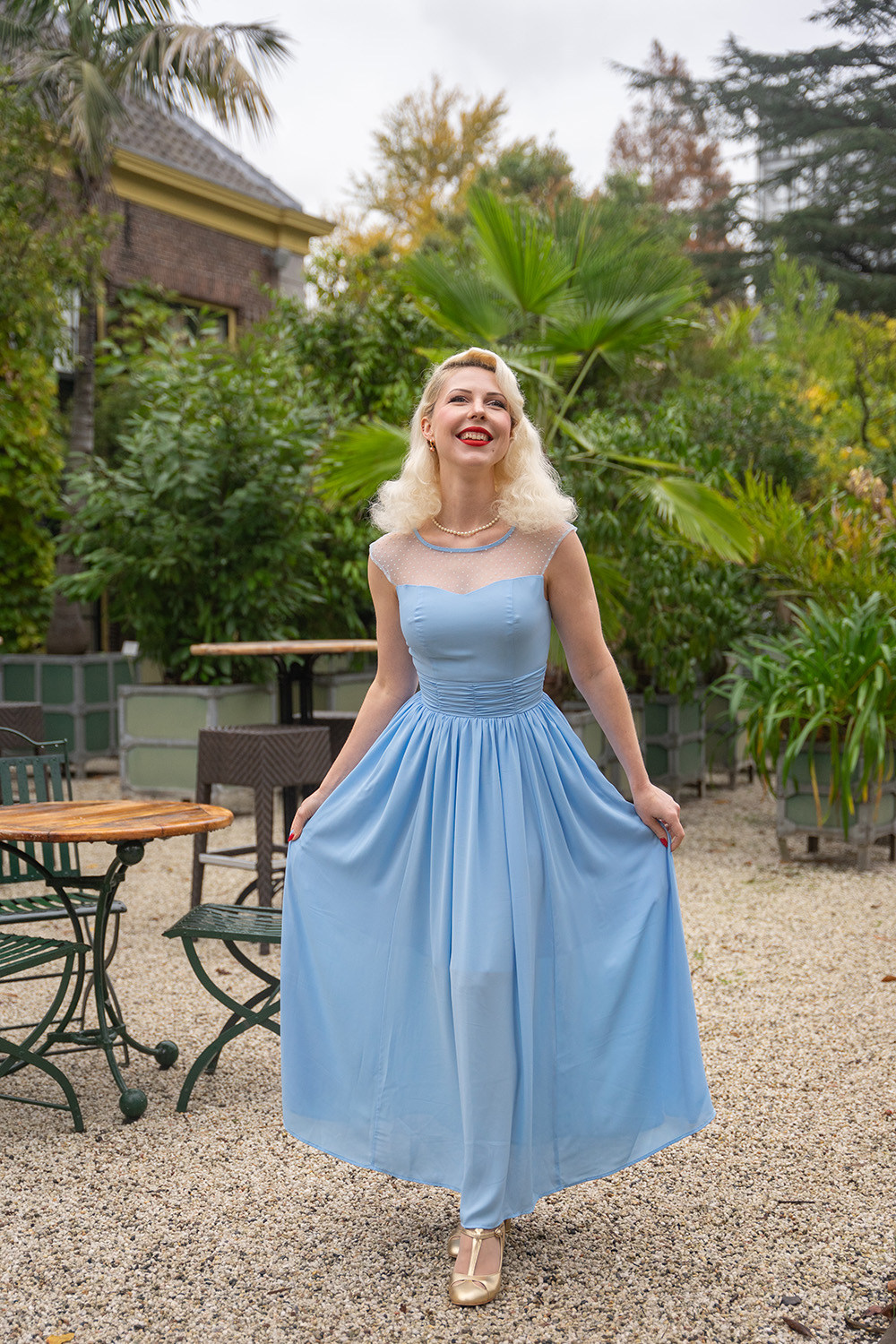 Pippa Sky Blue Bridesmaid Dress